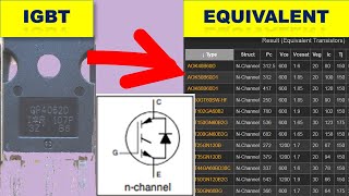 {445} How to Find IGBT Equivalent / Replacement / Substitute / Replace GP4062D