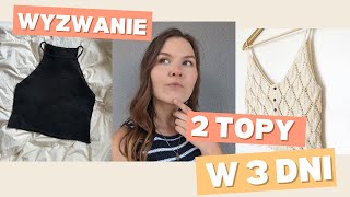 VLOG nr 3 | Czy zdążę wydziergać 2 topy w 3 dni? | Dziewiarskie wyzwanie