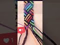 How To Make Chevron Bracelet Tutorial #macrame #diy #howto #viral #shorts