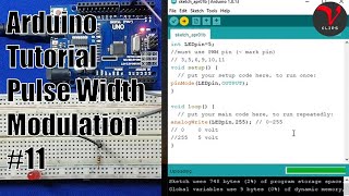 Arduino Tutorial  | Pulse Width Modulation (PWM) #11  - V Clips