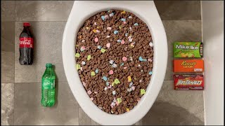 Will it Flush? - Coca Cola, Fanta, EGGS, Golf Balls, Cereal, Chocolate Balls