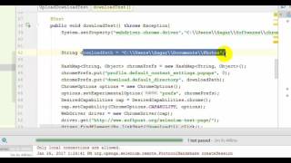Lecture 23 : Uploading and downloading files in Selenium Webdriver in Java