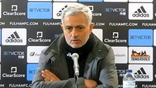Fulham 0-1 Tottenham - Jose Mourinho - Post-Match Press Conference