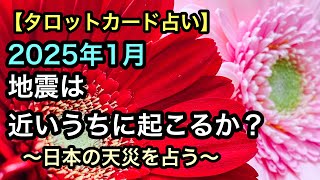 【タロット占い】日本の2025年1月の地震を予測する【日本の災害を占う】