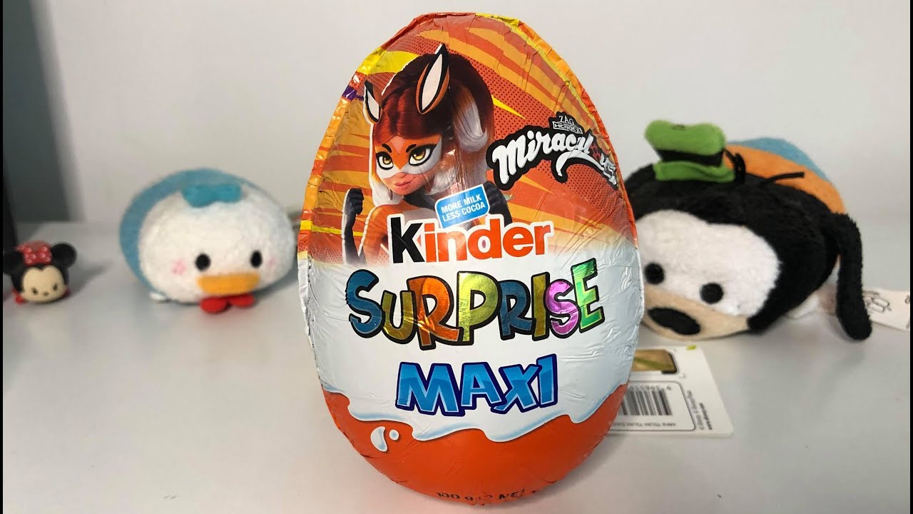 Kinder Surprise Maxi - Miraculous Ladybug - YouTube