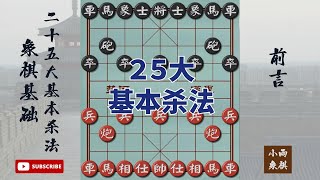 象棋基础，二十五大基础杀法全讲解 #象棋 #中国象棋 #中國象棋講解 #游戏 #象棋教学 #games #象棋录音门 #胡荣华 #杨官璘 #中国象棋 #王天一 #郑惟桐 #象棋必胜走法