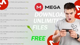 Download Unlimited Files On Android And IOS Without Any Limits From Mega in 2024 | Fast And Easy