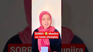 CIRBADA WAALIDA AYAA LAY DURAY 😭 SORRY MUNIRA OO RUNTA SHEEGTAY #shorts #shortvideo #munira #somalia