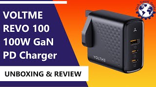 Voltme Revo 100 USB-C and USB-A 100W PD Charger Unboxing \u0026 Review