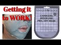 Masqueology Charcoal Modeling Peel Off Mask