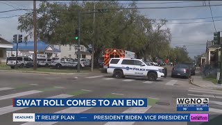 Suspect surrenders after short standoff with New Orleans police