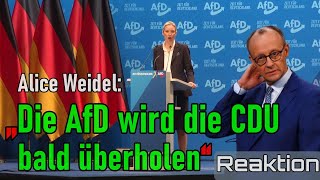 Kampfansage von Alice Weidel in Berliner Runde | „Die AfD wird die CDU bald überholen“