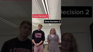 What’s the difference between ED1 and ED2? #grinnell #college #admission #shorts