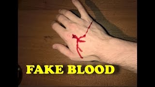 How to make FAKE BLOOD at home. VERY SIMPLE WAY