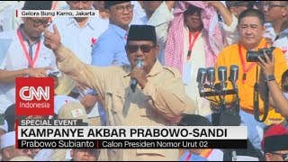 Prabowo: Bung, Rakyat Butuh Pekerjaan Bukan Kartu!