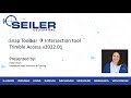 Trimble Access Snap-to Toolbar Intersection Tool