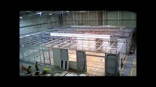 Cleanroom Construction - Time-lapse
