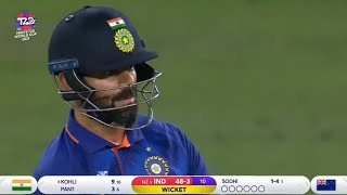 Virat Kohli wicket today/new Zealand vs India Virat Kohli wicket today ICC world cup 2021