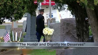 “The honor and dignity he deserves” Strum veteran laid to rest without family, but with friends