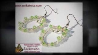 Uhani - unikatni kvačakni uhani iz e-trgovine Unikatnica / Crochet Earrings