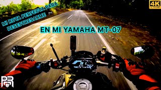 En mi Yamaha MT-07 | Paisajes INCREÍBLES en 4K 📸 | MotoVlog Full Gear!