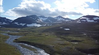 Fjällvandring Jämtland 4K