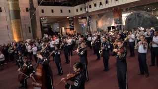 Christmas Flash Mob | Air Force Band at National Air & Space Museum