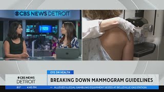 Breaking down mammogram guidelines