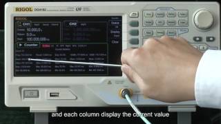 Advanced Settings in the DG4000 Series Frequency Counter