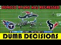 Dumb Decisions: The DUMBEST Timeout of Week 12 | Titans @ Texans (2024)