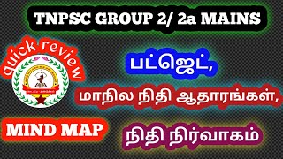 Tnpsc Mains 2023 Mind map மாநில நிதி ஆதாரங்கள்Budget நிதி நிர்வாகம்#tnpscgroup2 #mindmaps #group4