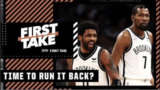 Are Kevin Durant and Kyrie Irving back on the same page?! 😳 | First Take
