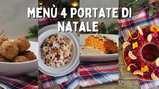 Menù COMPLETO VEGETARIANO per NATALE | Idea menù semplice ma STREPITOSO