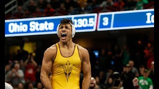 Highlights: Arizona State wrestling's Zahid Valencia caps undefeated season with NCAA title
