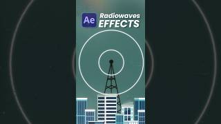 Radio waves Effect | After Effects Tutorial | #tutorial #aftereffects