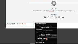 Dynamic Copyright Widget | Tutorial by MuseThemes.com