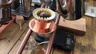 【一日一ドリップ】ブラジル深煎りコーヒー + カリタTSUBAMEドリッパーでハンドドリップ【Handdrip Coffee Vol.7】