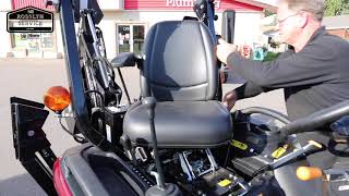 Yanmar seat swivel is super easy