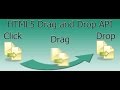 html5 drag drop api tutorial