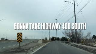 DRIVING AROUND ONTARIO! (Toronto to Vaughan) January 1,2021