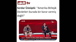 Yeni Akit - Söz Meydanı - Amerika Birleşik Devletleri burada bir karar vermiş değil!