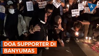 1.000 Suporter di Banyumas Gelar Doa Bersama dan Nyalakan Lilin untuk Tragedi Kanjuruhan