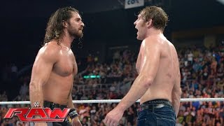 Dean Ambrose vs. Seth Rollins - WWE Championship Match: Raw, July 18, 2016