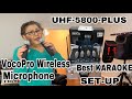 VocoPro UHF- 5800- Wireless Microphone- Unboxing- Best KARAOKE & EASY Set Up- Review #JennaVlogs