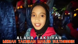 KESERUAN LOMBA TAKBIR KELILING KALIFAH SULTHONOIN II malam takbiran idul adha di kota jogja