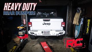 Rough Country Rear Bumper Installation // JEEP Gladiator JT