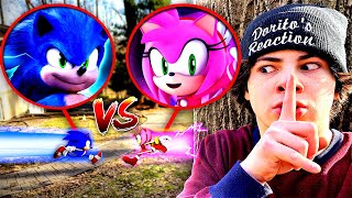 I FOUND SONIC AND AMY ROSE IN REAL LIFE!! *THEY KISSED*