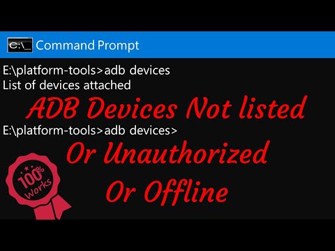 Android ADB devices not showing not found  not recognized not detecting unauthorized offline – Fixed