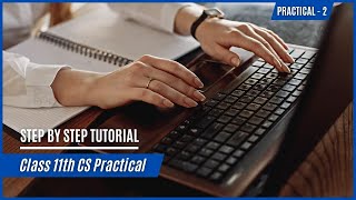 Class 11 CS Practical - "Larger & Smaller Number Program" 🐍 | Python Explained Step-by-Step