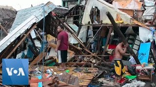 Repair Work Underway in Post-Storm Philippines